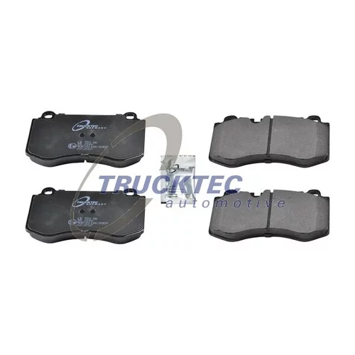 Sada brzdových platničiek kotúčovej brzdy TRUCKTEC AUTOMOTIVE 02.35.197