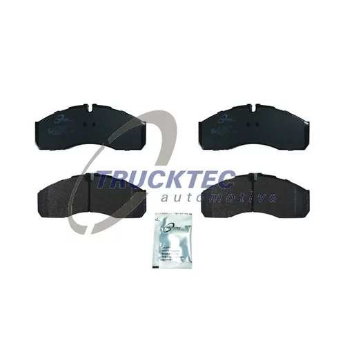 Sada brzdových platničiek kotúčovej brzdy TRUCKTEC AUTOMOTIVE 02.35.242