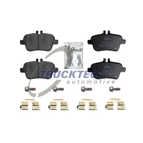 Sada brzdových platničiek kotúčovej brzdy TRUCKTEC AUTOMOTIVE 02.35.433