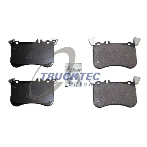 Sada brzdových platničiek kotúčovej brzdy TRUCKTEC AUTOMOTIVE 02.35.572