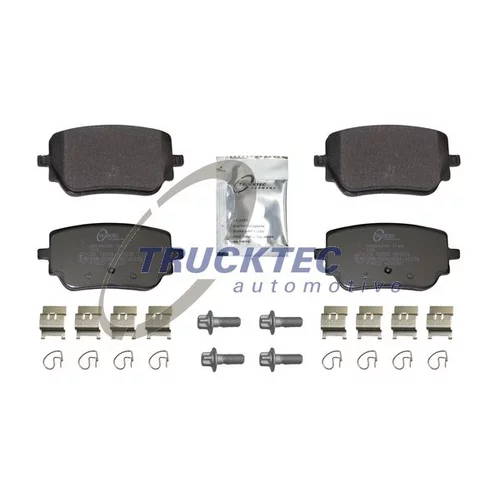 Sada brzdových platničiek kotúčovej brzdy TRUCKTEC AUTOMOTIVE 02.35.625