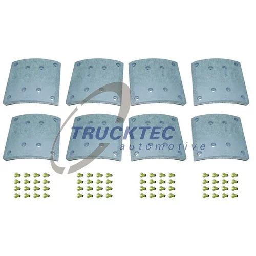 Sada brzd. oblož., Bubn. brzda TRUCKTEC AUTOMOTIVE 01.35.005