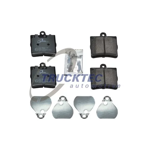 Sada brzdových platničiek kotúčovej brzdy TRUCKTEC AUTOMOTIVE 02.35.107