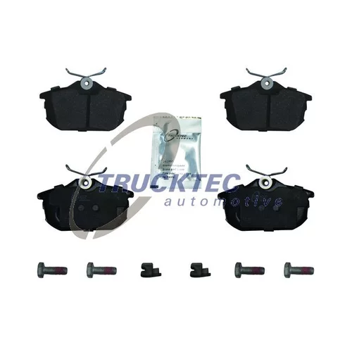 Sada brzdových platničiek kotúčovej brzdy TRUCKTEC AUTOMOTIVE 02.35.248