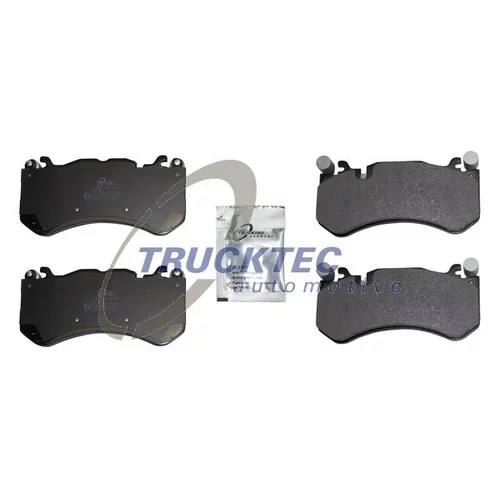 Sada brzdových platničiek kotúčovej brzdy 02.35.462 (TRUCKTEC AUTOMOTIVE)