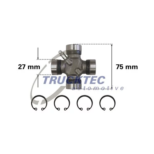 Kĺbový hriadeľ TRUCKTEC AUTOMOTIVE 02.34.041