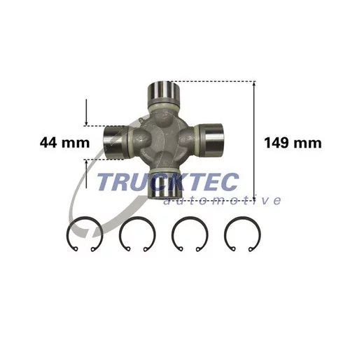 Kĺbový hriadeľ TRUCKTEC AUTOMOTIVE 04.40.001