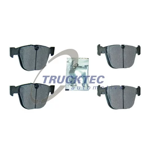 Sada brzdových platničiek kotúčovej brzdy TRUCKTEC AUTOMOTIVE 08.34.178