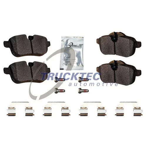 Sada brzdových platničiek kotúčovej brzdy TRUCKTEC AUTOMOTIVE 08.35.048