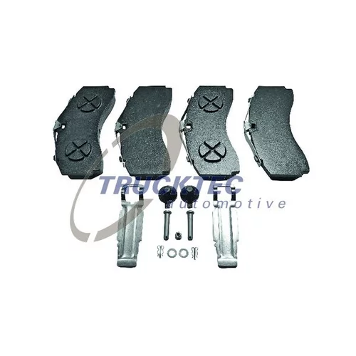 Sada brzdových platničiek kotúčovej brzdy TRUCKTEC AUTOMOTIVE 01.35.250