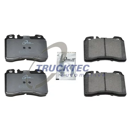 Sada brzdových platničiek kotúčovej brzdy TRUCKTEC AUTOMOTIVE 02.35.102