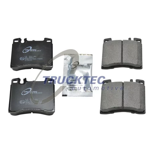 Sada brzdových platničiek kotúčovej brzdy TRUCKTEC AUTOMOTIVE 02.35.155