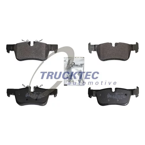Sada brzdových platničiek kotúčovej brzdy TRUCKTEC AUTOMOTIVE 08.35.265