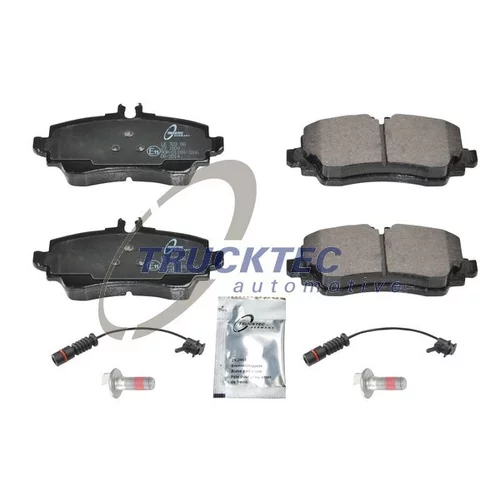 Sada brzdových platničiek kotúčovej brzdy TRUCKTEC AUTOMOTIVE 02.35.151