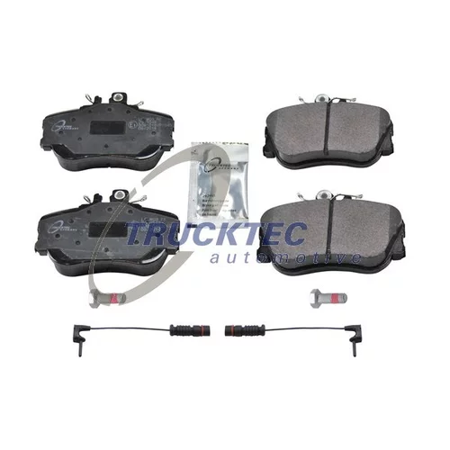 Sada brzdových platničiek kotúčovej brzdy TRUCKTEC AUTOMOTIVE 02.35.128