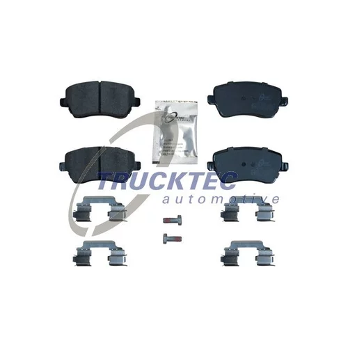 Sada brzdových platničiek kotúčovej brzdy TRUCKTEC AUTOMOTIVE 02.35.449