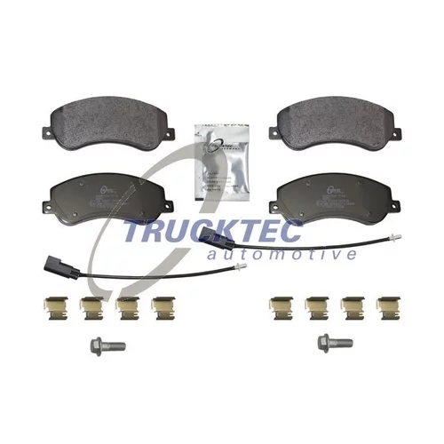 Sada brzdových platničiek kotúčovej brzdy TRUCKTEC AUTOMOTIVE 07.35.328
