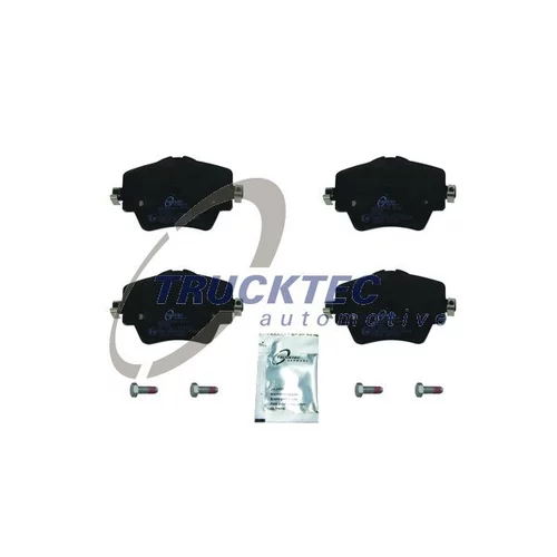 Sada brzdových platničiek kotúčovej brzdy TRUCKTEC AUTOMOTIVE 08.35.203