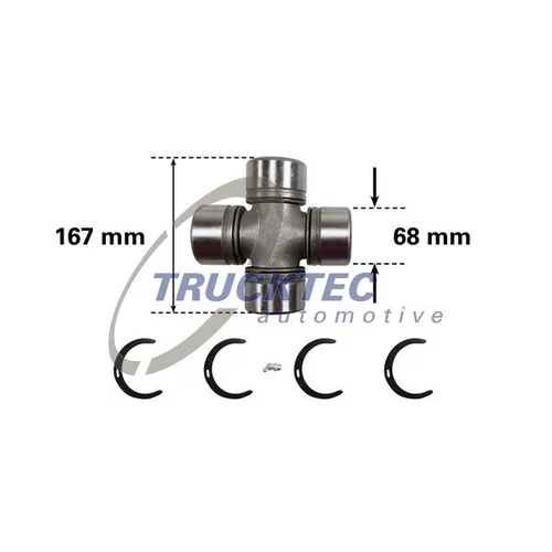 Kĺbový hriadeľ TRUCKTEC AUTOMOTIVE 01.34.037