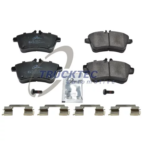 Sada brzdových platničiek kotúčovej brzdy TRUCKTEC AUTOMOTIVE 02.35.149