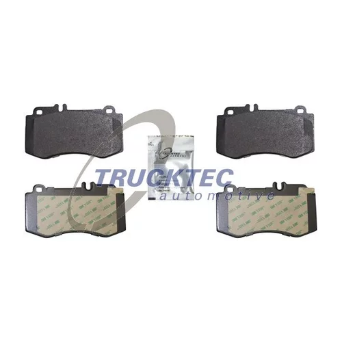 Sada brzdových platničiek kotúčovej brzdy TRUCKTEC AUTOMOTIVE 02.35.481
