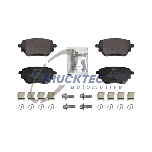 Sada brzdových platničiek kotúčovej brzdy TRUCKTEC AUTOMOTIVE 02.35.626