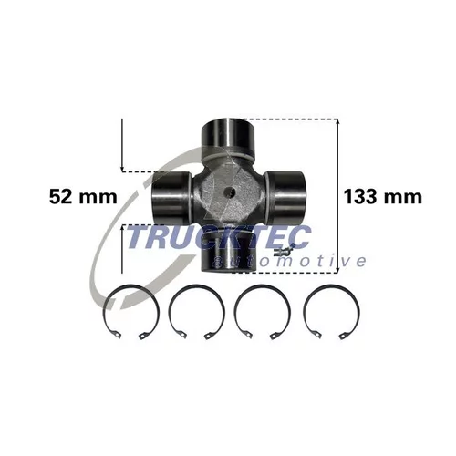 Kĺbový hriadeľ TRUCKTEC AUTOMOTIVE 01.34.011