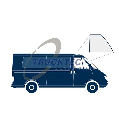 Ozdobná/ochranná lišta bočného skla TRUCKTEC AUTOMOTIVE 01.67.161