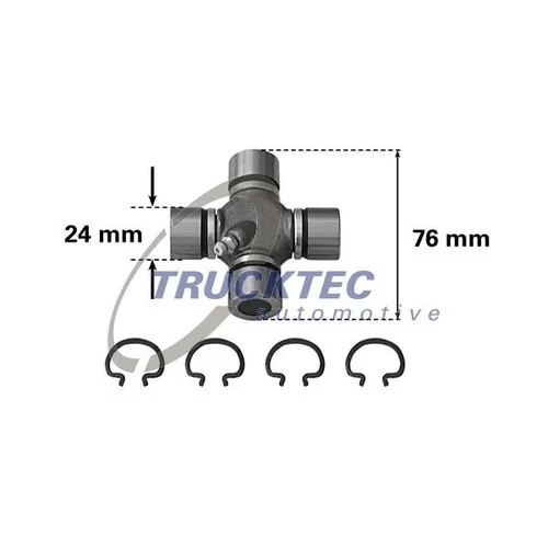 Kĺbový hriadeľ TRUCKTEC AUTOMOTIVE 02.34.017