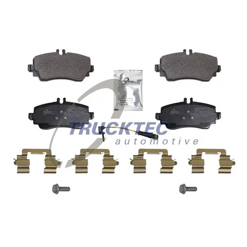 Sada brzdových platničiek kotúčovej brzdy TRUCKTEC AUTOMOTIVE 02.35.563