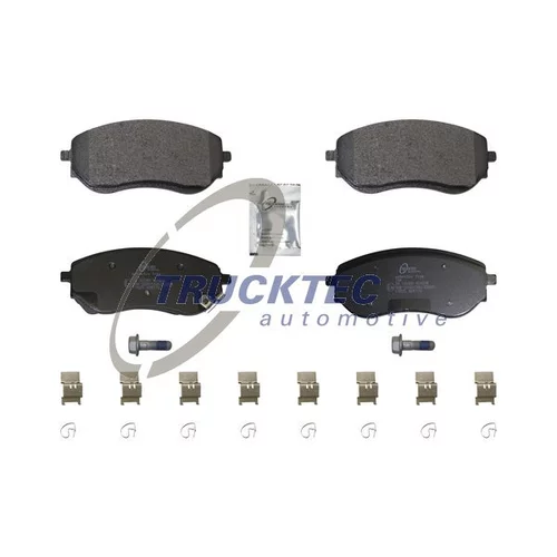 Sada brzdových platničiek kotúčovej brzdy 02.35.631 (TRUCKTEC AUTOMOTIVE)