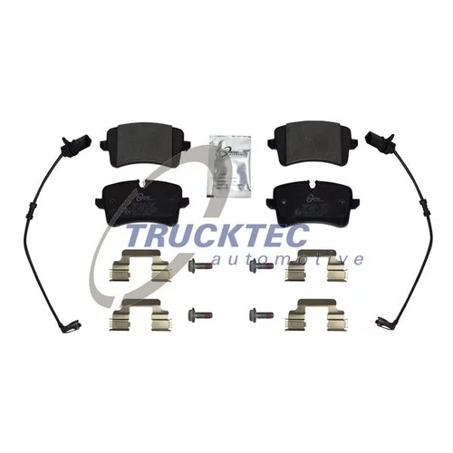Sada brzdových platničiek kotúčovej brzdy TRUCKTEC AUTOMOTIVE 07.35.290