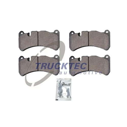 Sada brzdových platničiek kotúčovej brzdy TRUCKTEC AUTOMOTIVE 02.35.429