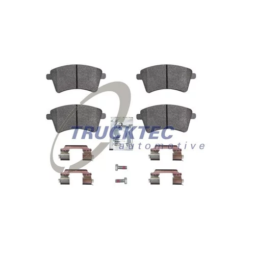 Sada brzdových platničiek kotúčovej brzdy TRUCKTEC AUTOMOTIVE 02.35.445