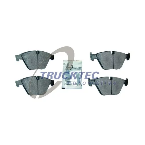 Sada brzdových platničiek kotúčovej brzdy TRUCKTEC AUTOMOTIVE 08.34.174