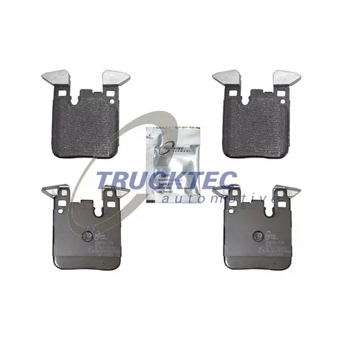 Sada brzdových platničiek kotúčovej brzdy TRUCKTEC AUTOMOTIVE 08.35.223