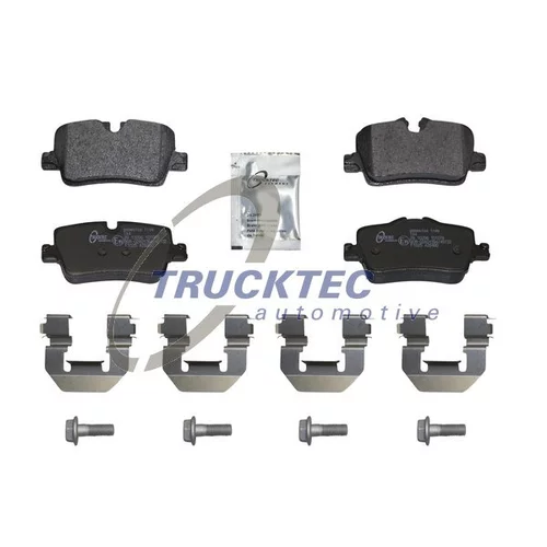 Sada brzdových platničiek kotúčovej brzdy TRUCKTEC AUTOMOTIVE 08.35.258