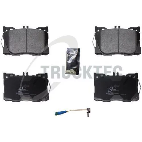 Sada brzdových platničiek kotúčovej brzdy TRUCKTEC AUTOMOTIVE 02.35.662