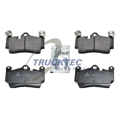 Sada brzdových platničiek kotúčovej brzdy TRUCKTEC AUTOMOTIVE 07.35.111