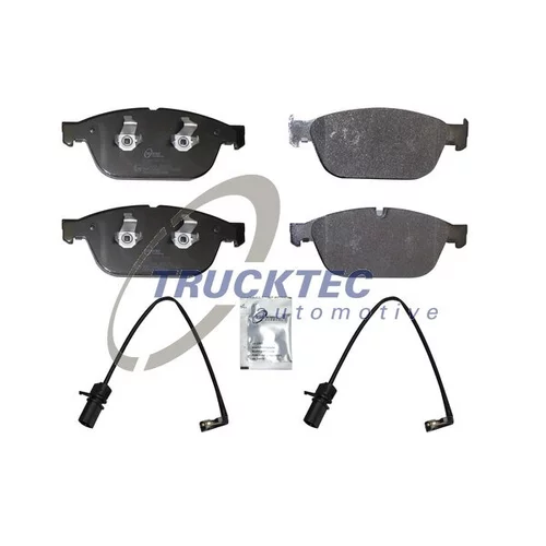 Sada brzdových platničiek kotúčovej brzdy TRUCKTEC AUTOMOTIVE 07.35.310