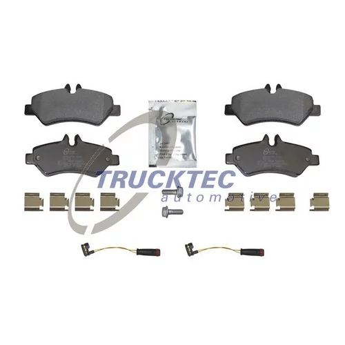 Sada brzdových platničiek kotúčovej brzdy TRUCKTEC AUTOMOTIVE 02.35.195