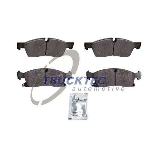 Sada brzdových platničiek kotúčovej brzdy TRUCKTEC AUTOMOTIVE 02.35.436