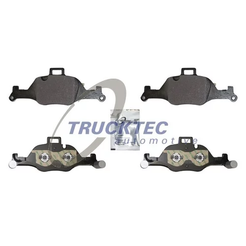Sada brzdových platničiek kotúčovej brzdy TRUCKTEC AUTOMOTIVE 08.35.204