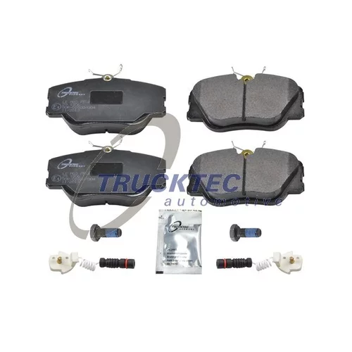 Sada brzdových platničiek kotúčovej brzdy TRUCKTEC AUTOMOTIVE 02.35.126