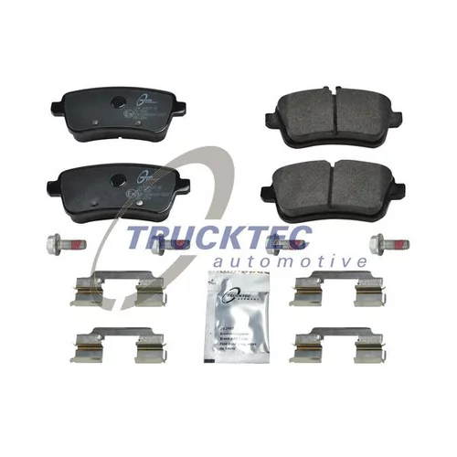 Sada brzdových platničiek kotúčovej brzdy TRUCKTEC AUTOMOTIVE 02.35.437