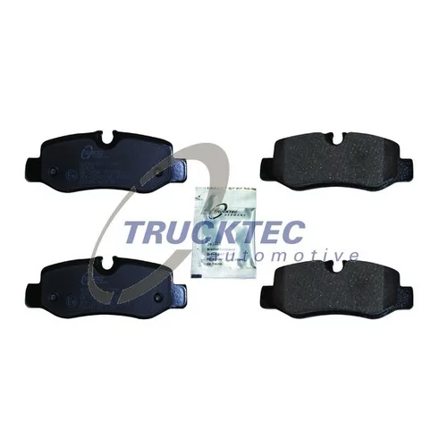 Sada brzdových platničiek kotúčovej brzdy TRUCKTEC AUTOMOTIVE 02.35.517