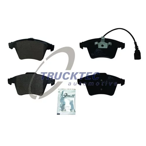 Sada brzdových platničiek kotúčovej brzdy TRUCKTEC AUTOMOTIVE 07.35.248