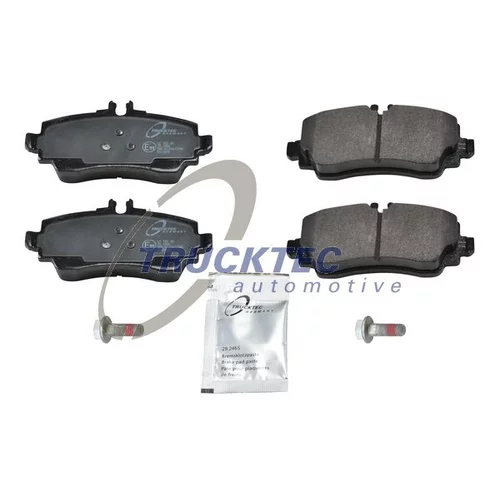 Sada brzdových platničiek kotúčovej brzdy TRUCKTEC AUTOMOTIVE 02.35.121