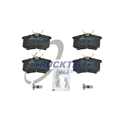 Sada brzdových platničiek kotúčovej brzdy TRUCKTEC AUTOMOTIVE 07.35.105