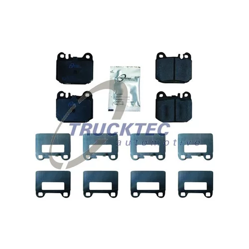 Sada brzdových platničiek kotúčovej brzdy TRUCKTEC AUTOMOTIVE 02.35.142